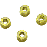 DRIVEN RACING Aluminum Sprocket Nuts - Gold - M8 x 1.25 DSN-02-GD
